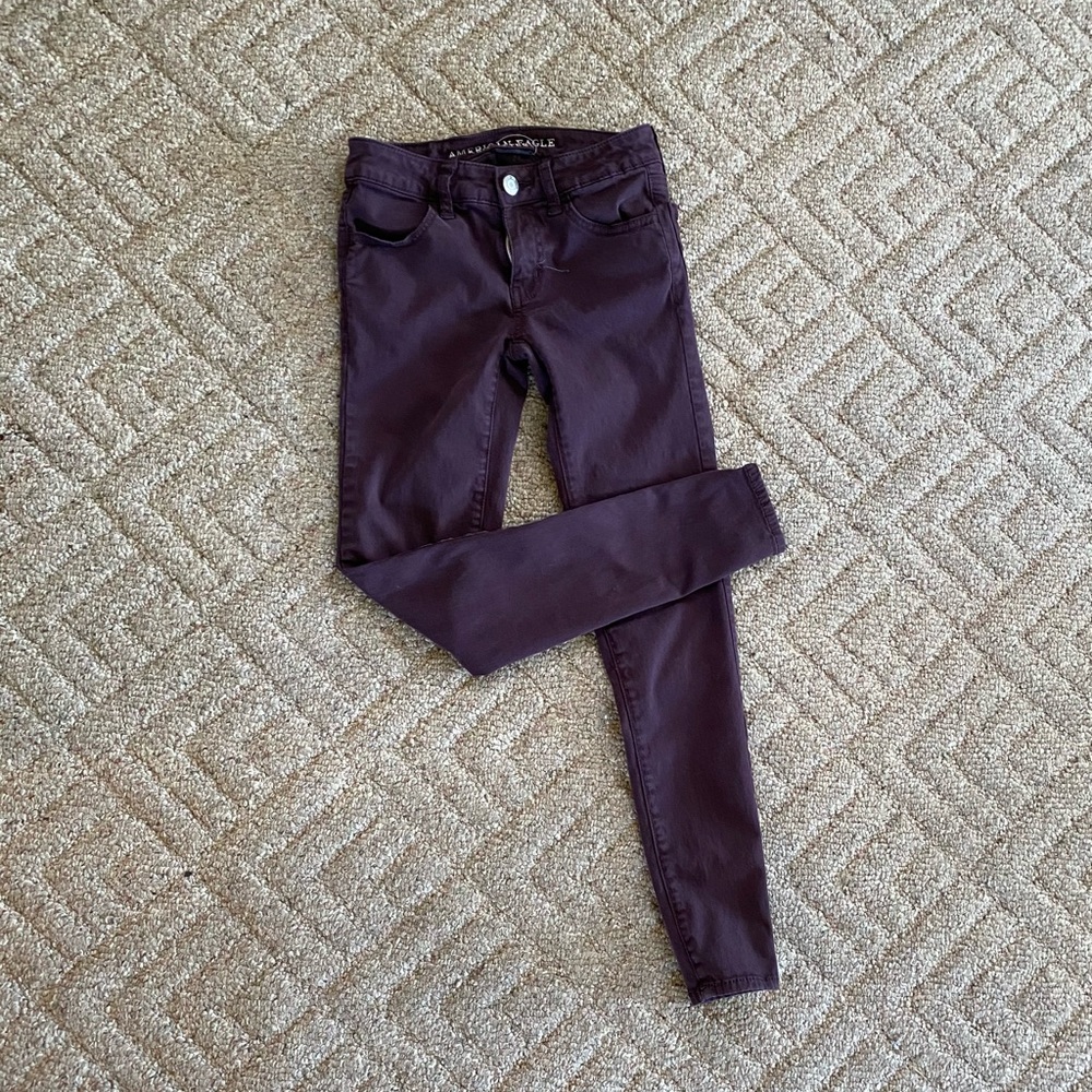 Plum American Eagle Jeggings